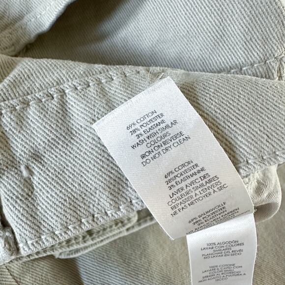 Nasty Gal Slash Thigh Wide Taper Jean Stone - Picture 7 of 10